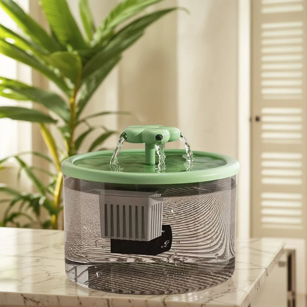 Fontanella d'Acqua Smart per Animali Domestici Ultra-Silenziosa da 1.5L: Idratazione Fresca e Continua per Cani e Gatti!