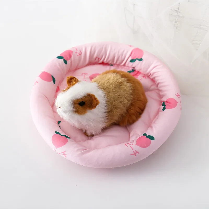 Materassino Morbido e Caldo in Peluche per Piccoli Animali - Cuscino Cuccia per Criceti, Scoiattoli, Ricci, Conigli e Porcellini d'India.