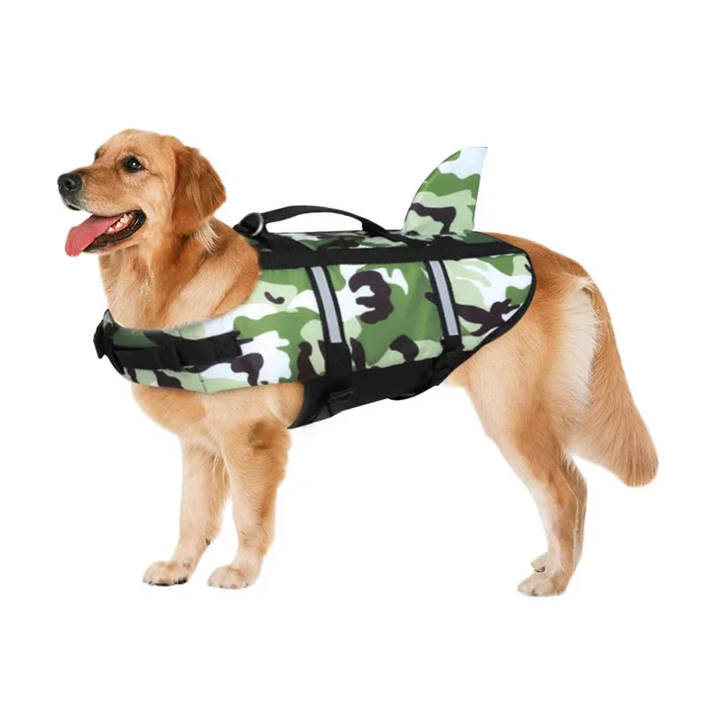 Giubbotto di Salvataggio per Cani Camouflage – Stile Militare e Sicurezza per Ogni Avventura Acquatica