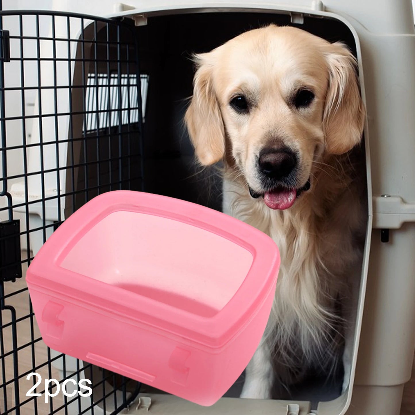 Ciotole da Appendere per Cani & Gatti– Set da 2 Pezzi con Gancio