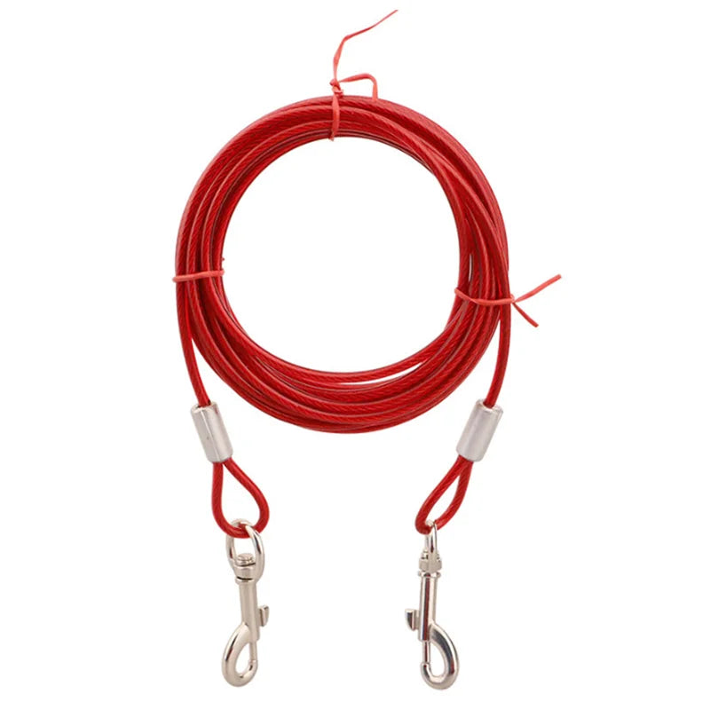 Guinzaglio per Cani in Acciaio Inossidabile: Libertà e Sicurezza per le Tue Avventure Outdoor!