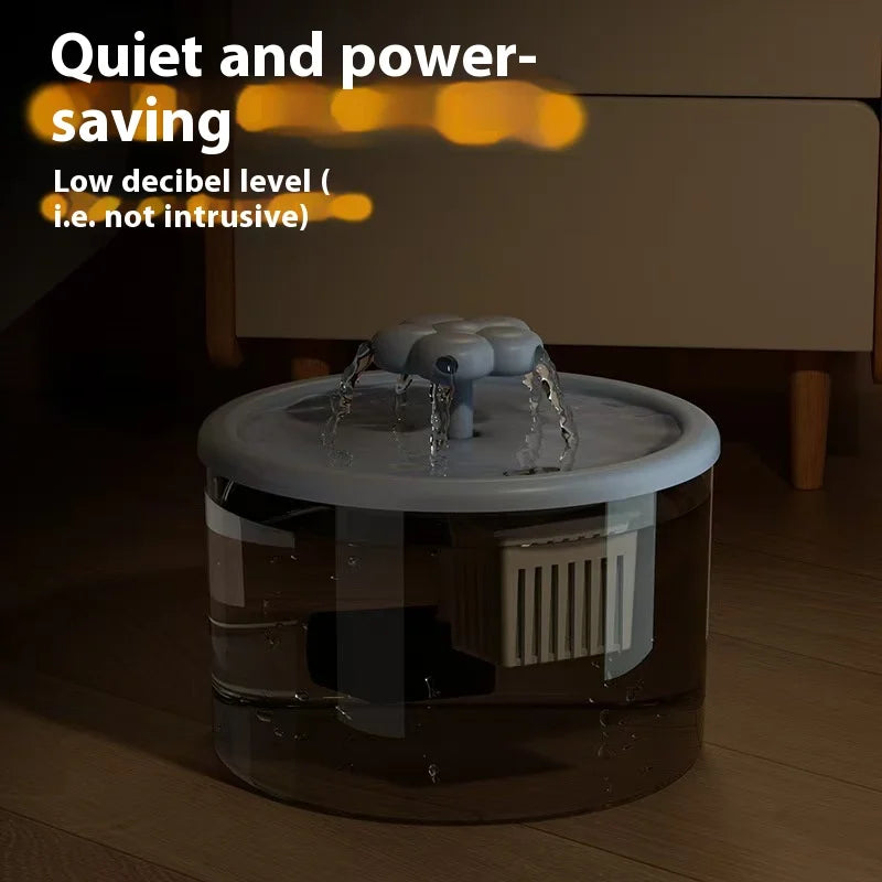 Fontanella d'Acqua Smart per Animali Domestici Ultra-Silenziosa da 1.5L: Idratazione Fresca e Continua per Cani e Gatti!