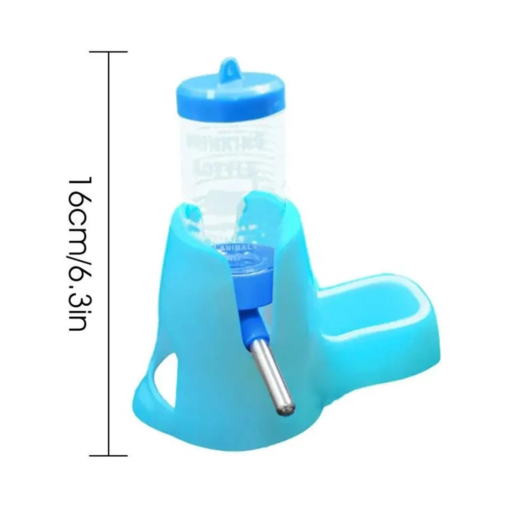 Dispenser d’Acqua per Criceti – Abbeveratoio Automatico per Piccoli Animali con Ciotola e Contenitore per Cibo, ideale per Porcellini d’India e Ratti