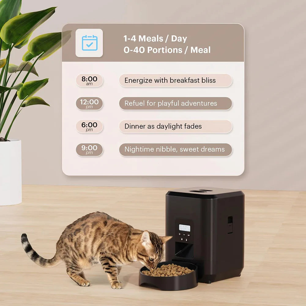 Distributore Automatico Smart per Animali Domestici: Nutrizione Controllata e Benessere per Cani e Gatti!