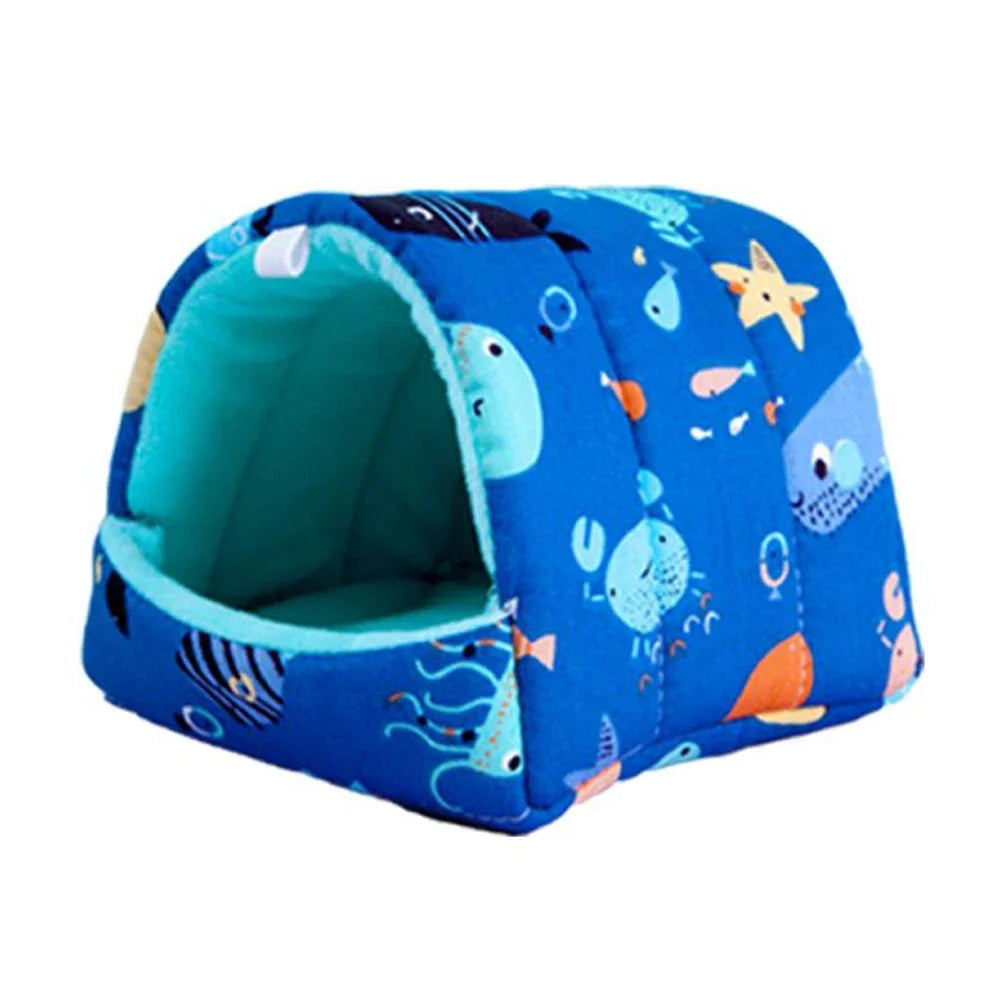 Cuccia Mini a Tema Cartone Animato per Piccoli Roditori – Il Nido Caldo e Morbido per il Tuo Amico!