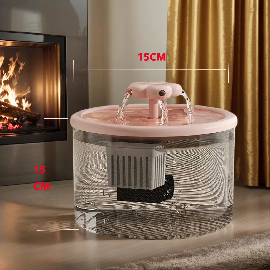 Fontanella d'Acqua Smart per Animali Domestici Ultra-Silenziosa da 1.5L: Idratazione Fresca e Continua per Cani e Gatti!