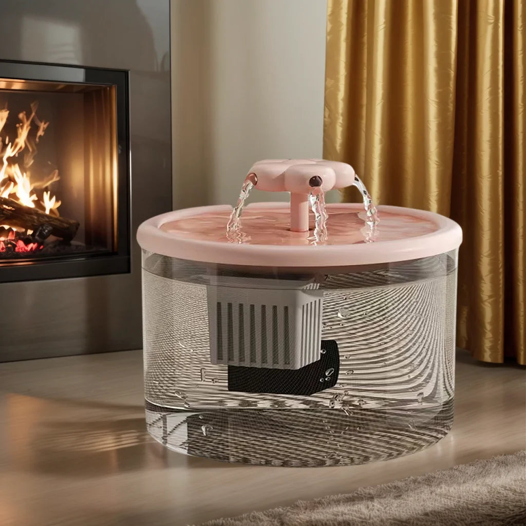 Fontanella d'Acqua Smart per Animali Domestici Ultra-Silenziosa da 1.5L: Idratazione Fresca e Continua per Cani e Gatti!