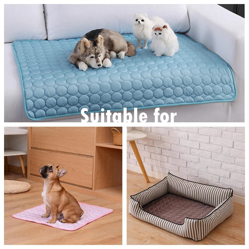 Materassino Rinfrescante Estivo per Cani e Gatti – Comfort Traspirante per Ogni Superficie