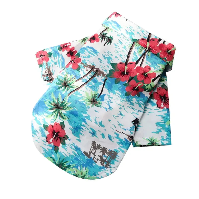 Camicia Hawaiana per Cani Stile Spiaggia per Piccoli e Medi Amici