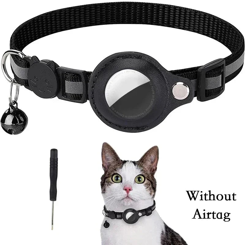 Collare Antismarrimento per Gatti con Porta Airtag: Sicurezza e Stile per il Tuo Felino!
