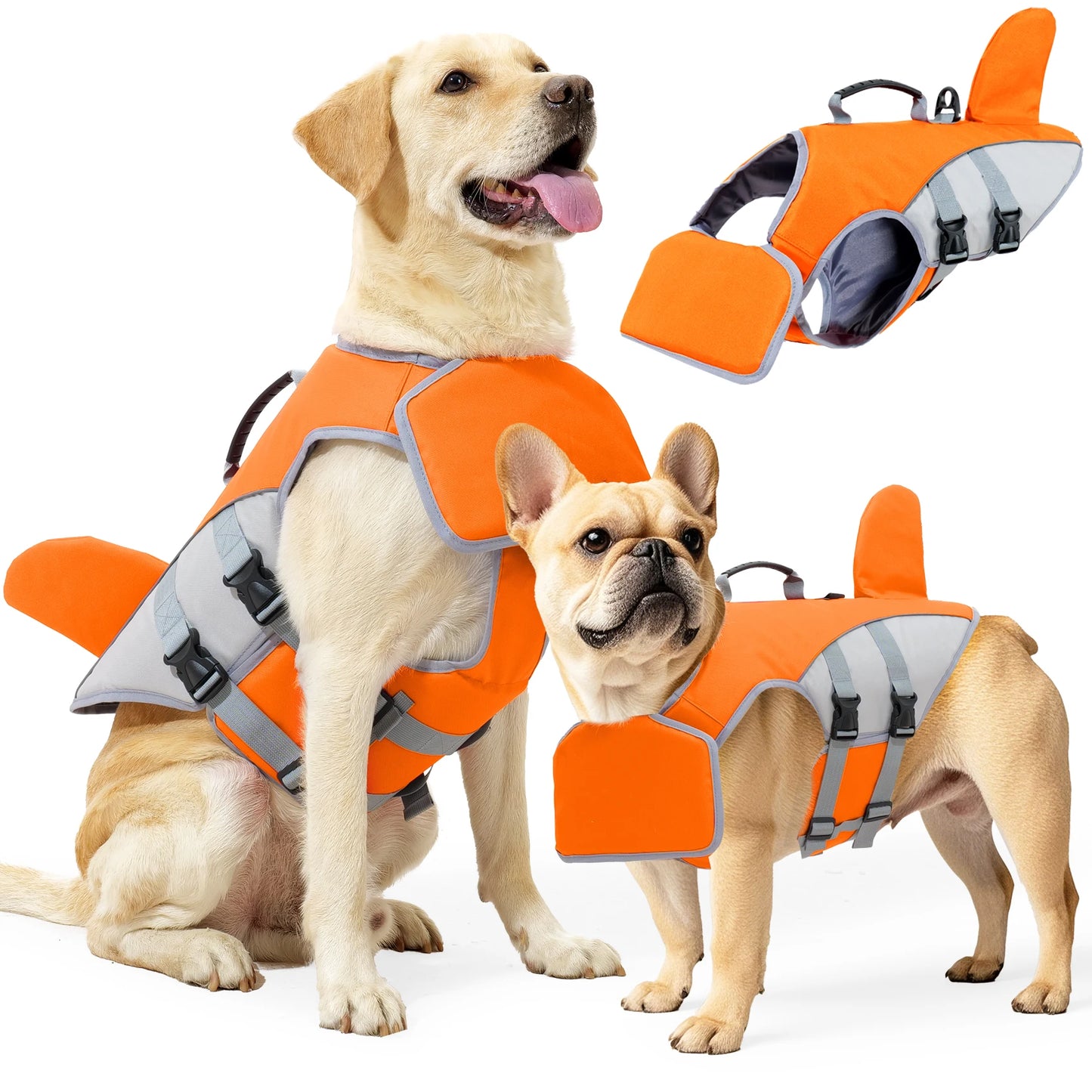 Giubbotto di Salvataggio per Cani con Strisce Riflettenti – Sicurezza, Stile e Visibilità Ineguagliabili