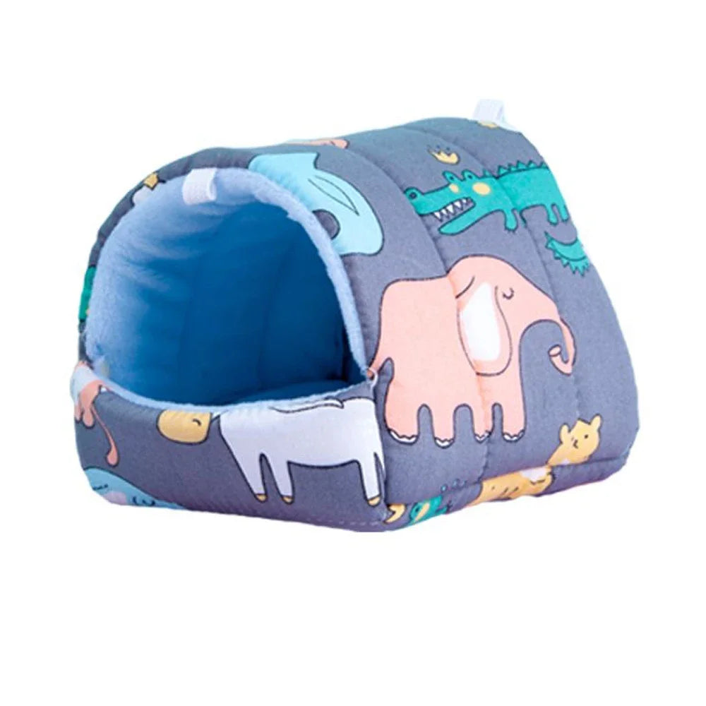 Cuccia Mini a Tema Cartone Animato per Piccoli Roditori – Il Nido Caldo e Morbido per il Tuo Amico!