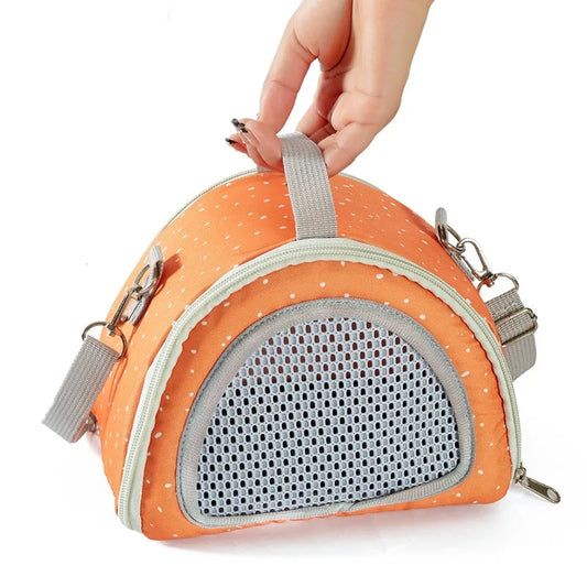 Borsa Trasportino Obliqua per Piccoli Animali Domestici – Perfetta per Ogni Stagione