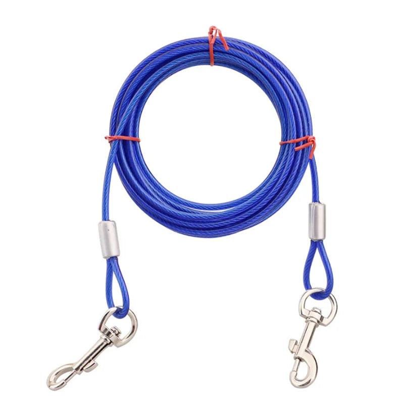 Guinzaglio per Cani in Acciaio Inossidabile: Libertà e Sicurezza per le Tue Avventure Outdoor!
