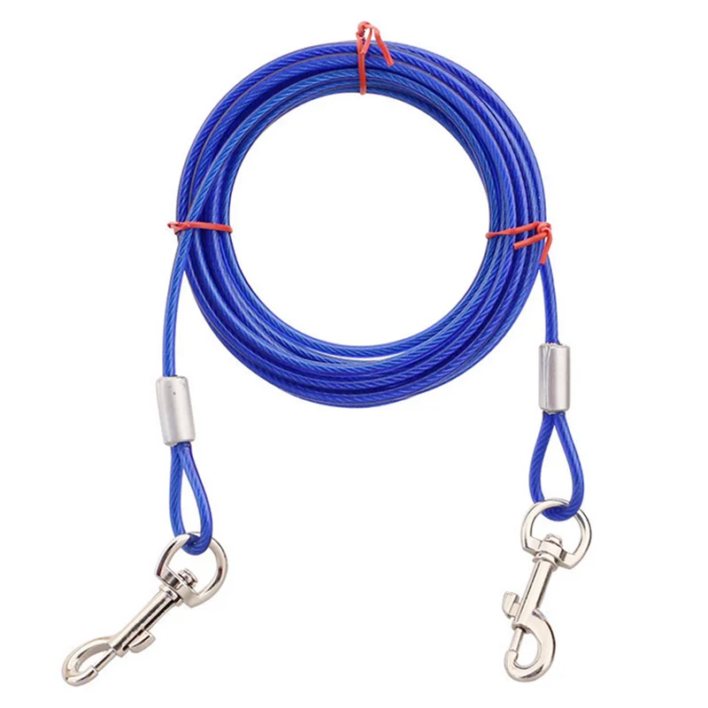 Guinzaglio per Cani in Acciaio Inossidabile: Libertà e Sicurezza per le Tue Avventure Outdoor!
