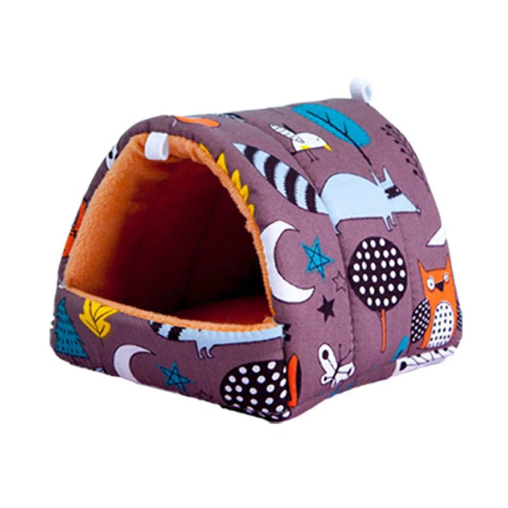 Cuccia Mini a Tema Cartone Animato per Piccoli Roditori – Il Nido Caldo e Morbido per il Tuo Amico!