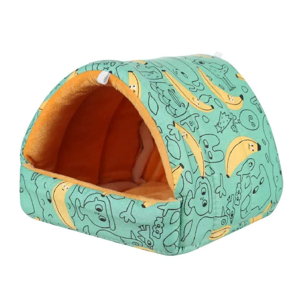 Cuccia Mini a Tema Cartone Animato per Piccoli Roditori – Il Nido Caldo e Morbido per il Tuo Amico!