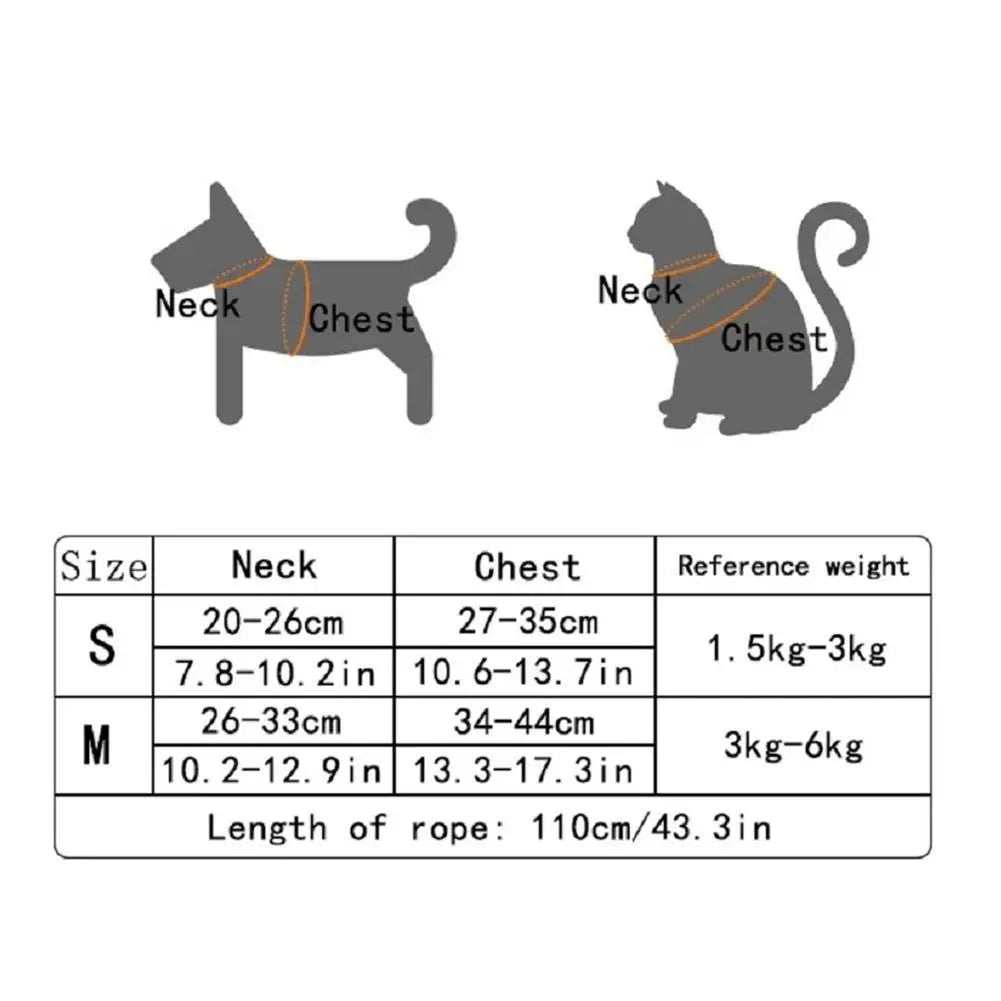 Pettorina a Canotta con Guinzaglio: Comfort e Stile per Cane e Gatto!