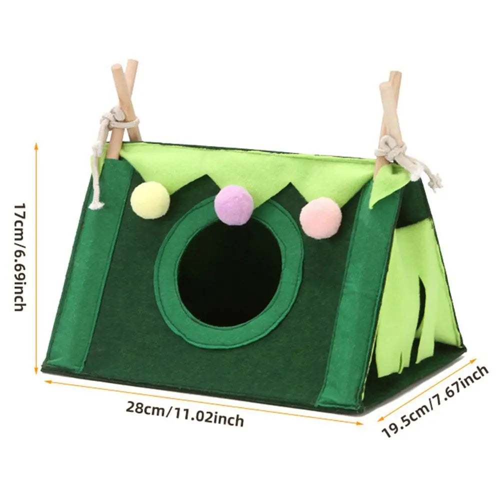 Nido a Tenda in Feltro Per Conigli e Piccoli Roditori– Accogliente e Spazioso