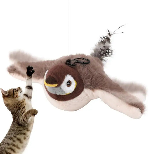 Gioco Interattivo per Gatti a Forma di Uccellino Cinguettante: Il Divertimento Vola Alto!