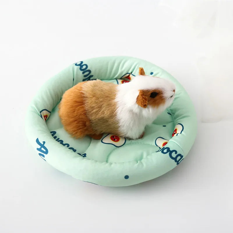 Materassino Morbido e Caldo in Peluche per Piccoli Animali - Cuscino Cuccia per Criceti, Scoiattoli, Ricci, Conigli e Porcellini d'India.