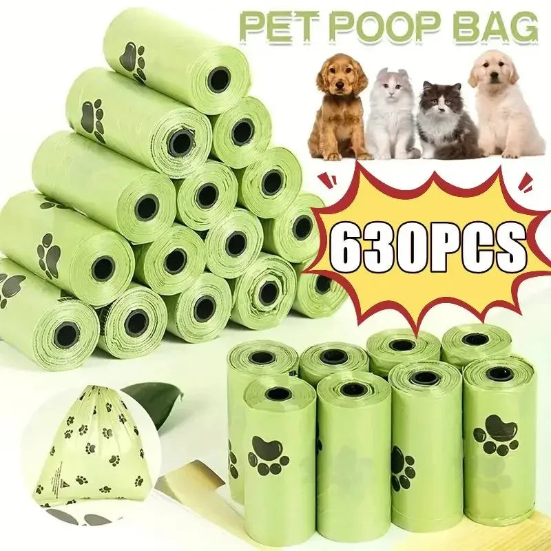Sacchetti Igenici Biodegradabili per Bisogni di Cani e Gatti – Essenziali per Casa e Uscite, 15 bags/roll