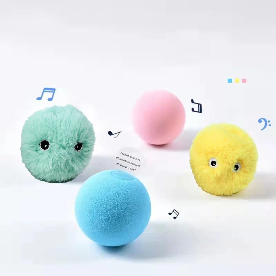 Palla Gioco Interattiva Smart per Gatti: Divertimento Interattivo e Stimolante con i Suoni di Diversi Animali!
