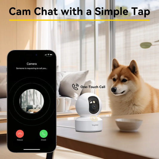 BoyKeep Smart Camera 2K K30 – Il Tuo Pet Monitor Intelligente con Controllo 360° e Visione Notturna a Colori!