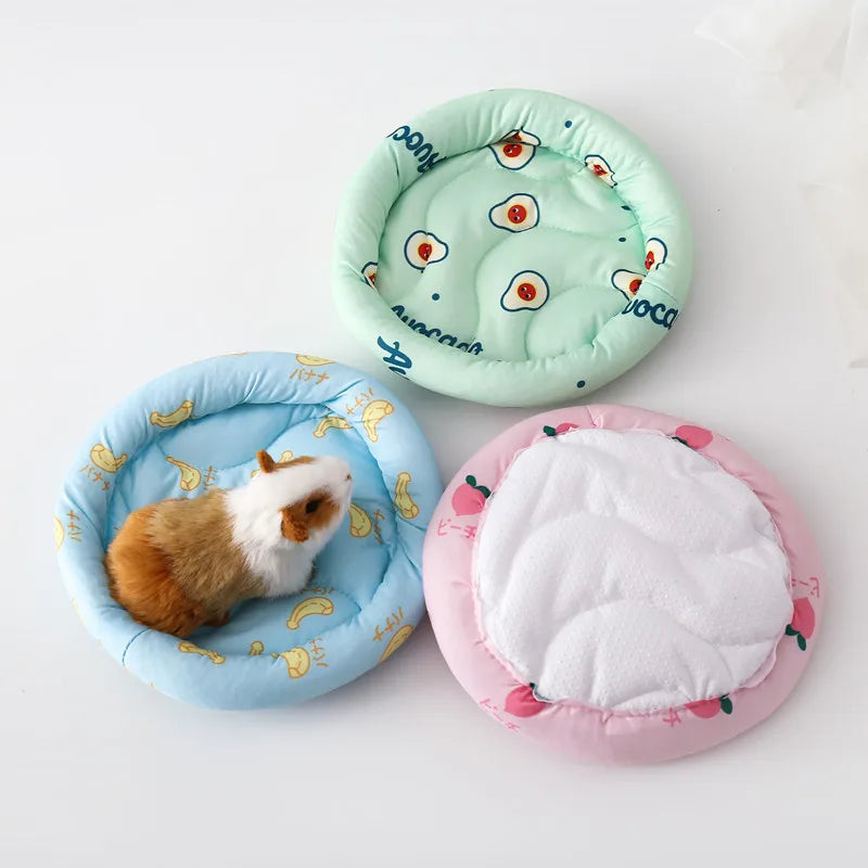 Materassino Morbido e Caldo in Peluche per Piccoli Animali - Cuscino Cuccia per Criceti, Scoiattoli, Ricci, Conigli e Porcellini d'India.