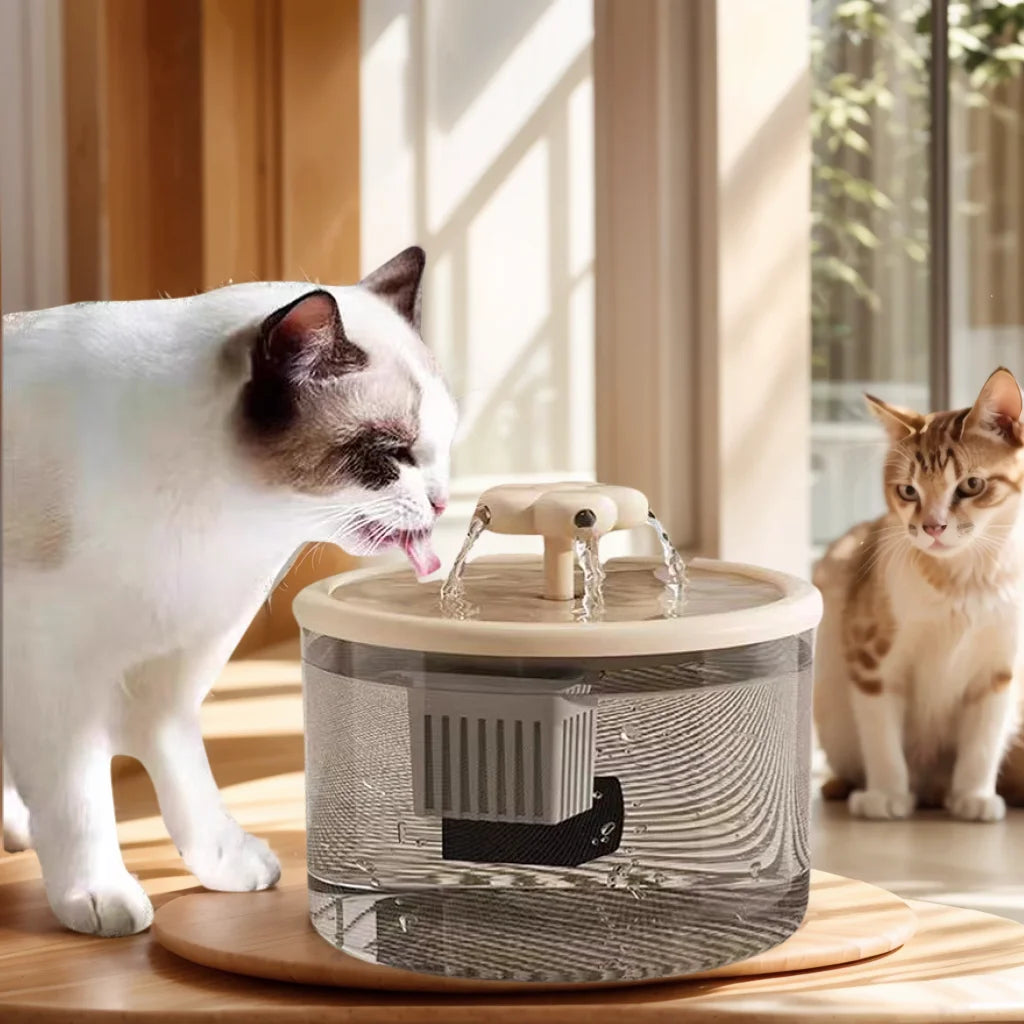 Fontanella d'Acqua Smart per Animali Domestici Ultra-Silenziosa da 1.5L: Idratazione Fresca e Continua per Cani e Gatti!