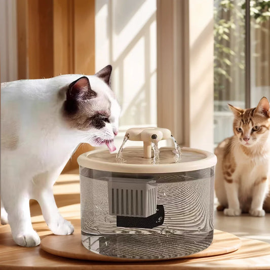 Fontanella d'Acqua Smart per Animali Domestici Ultra-Silenziosa da 1.5L: Idratazione Fresca e Continua per Cani e Gatti!