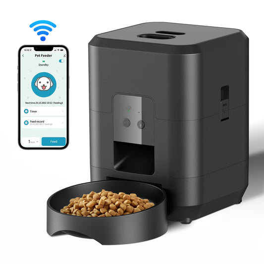 Distributore Automatico Smart per Animali Domestici: Nutrizione Controllata e Benessere per Cani e Gatti!