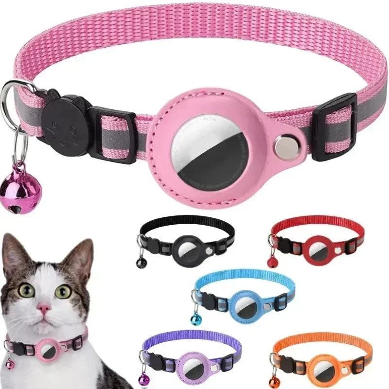 Collare Antismarrimento per Gatti con Porta Airtag: Sicurezza e Stile per il Tuo Felino!