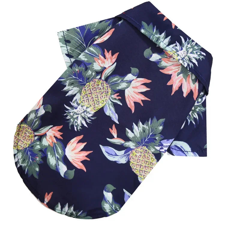 Camicia Hawaiana per Cani Stile Spiaggia per Piccoli e Medi Amici