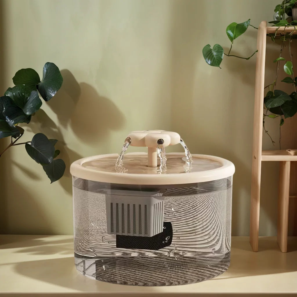 Fontanella d'Acqua Smart per Animali Domestici Ultra-Silenziosa da 1.5L: Idratazione Fresca e Continua per Cani e Gatti!